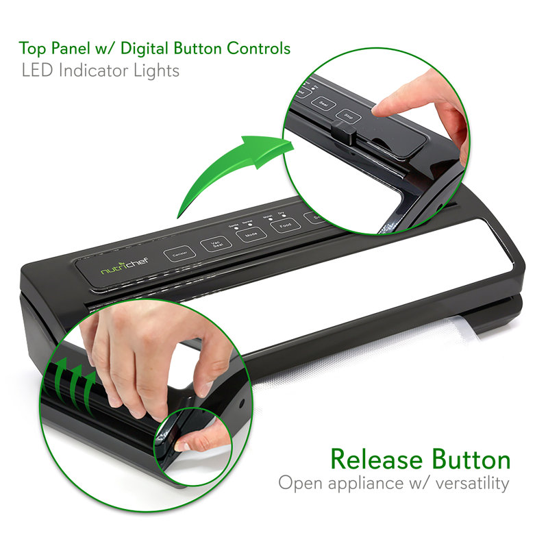 NutriChef Automatic Food Vacuum Sealer & Reviews Wayfair